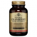 솔가 천연 크렌베리+비타민C (60베지캡슐), Solgar Natural Cranberry with Vitamin C 60Vcaps