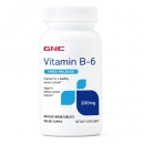비타민 B6 200mg 타임릴리즈 (100타블렛), GNC Vitamin B6 200mg Timed Release 100tabs