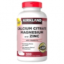 커클랜드 칼슘 시트레이트 마그네슘 아연 비타민 D3 (500타블렛), Kirkland Calcium Citrate Magnesium and Zinc Vitamin D3 500tab