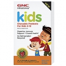 키즈 (어린이용) 씹어먹는 유산균 4세-12세 (30츄), GNC Milestones Kids Chewable Probiotic For Kids 4-12 30chews
