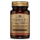 솔가 비타민 D3 5000 IU (60 베지캡슐), Solgar Vitamin D3 5000 IU 60Vcaps 