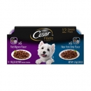 시저 2가지 고기맛  100g (12팩) , Cesar Filets in Sauce Beef Multipack Trays 100g (12pack)