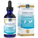 노르딕 네츄럴 오메가-3 애완동물 고양이와 소형견 2 fl oz 60 ml,Nordic Naturals Omega-3 Pet Oil Supplement,, for Medium t