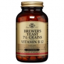 솔가 맥주효모와 비타민 B12 (250타블렛), Solgar Brewers Yeast 7 1/2 Grains with Vitamin B12  250tablets  