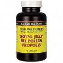 [YS Organic Bee Farms] 로얄젤리 비 폴렌 프로폴리스 (90캡슐),  Royal Jelly Bee Pollen Propolis 