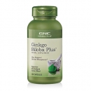 허브 징코 빌로바 플러스, 은행잎(100베지캡슐), GNC Herbal Plus Standardized Ginkgo Biloba Plus 100Vcaps