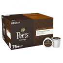 핏츠 커피 딕커슨 블렌드 큐리그 75 캡슐 Peet′s Coffee Major Dickason′s Blend K-Cup Pod, 75-count