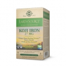 (C) 솔가 코지 아이언 27 mg 60 베지캡슐 Solgar EARTH SOURCE FOOD Koji Iron 27mg 60 vegecaps