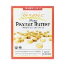 트레이더조 오가닉 미니 피넛버터 샌드위치 크래커 213 g Trader Joe′s Organic Mini peanut butter Sandwich Crackers 7.5 oz	