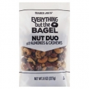 트레이더조 에브리띵 베이글 너트 듀오 아몬드 캐슈넛 227g Trader Joes Everything but the Bagle Nut Duo Almond  Cashews 8 oz