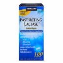 커클랜드 패스트 액팅 락타아제 젖당 분해 효소 180 캡슐 Kirkland Fast Acting Lactase 180 Caplets 