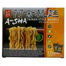 아샤 타이난 스타일 누들 대만 라멘 12팩 1140g Asha Tainan Style Noodle 12packs 40.21 oz