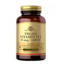 솔가 비건 비타민 D3 25mcg 1000iu 120비건캡슐 Solgar Vegan Vitamin D3 25mcg 1000IU 120 Vegan Capsules